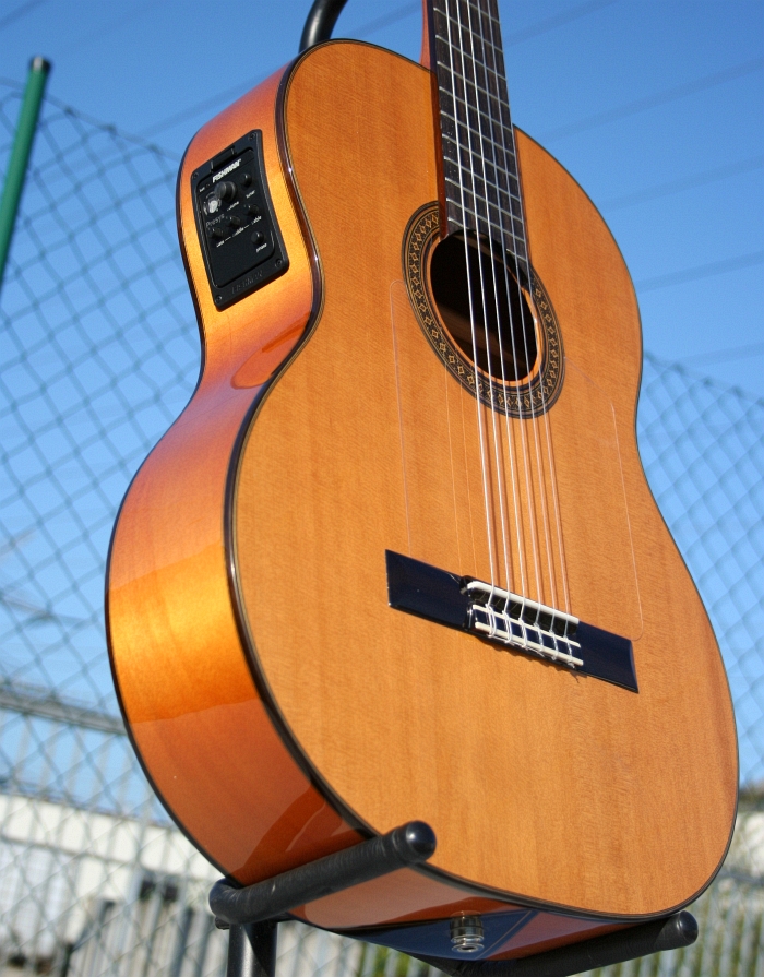 FLAMENCO GITARRE* MASSIVE ENGELMANN FICHTE* FISHMAN PU*